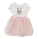 Little Girls Elegant Cartoon Embroidered Summer Dresses childrensterritory