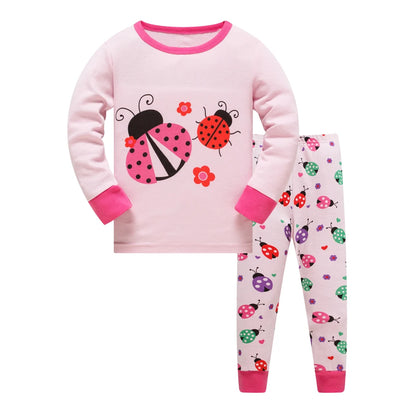 Kids Girls Cartoon Unicorn/Mermaid Print Sleepwear Set childrensterritory