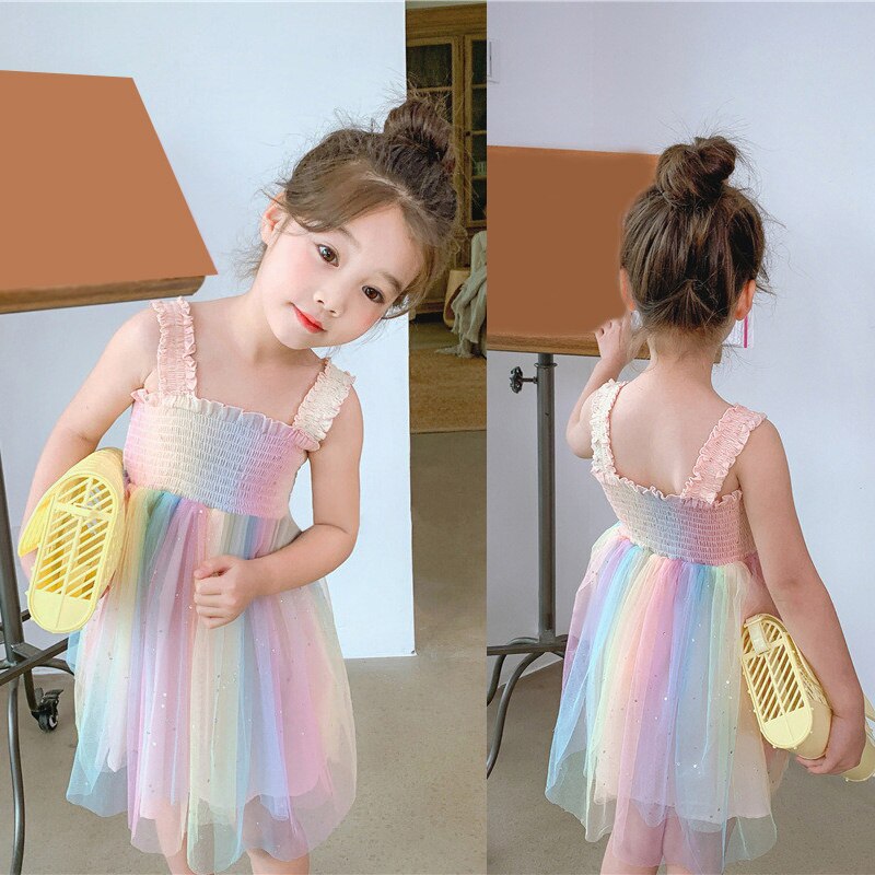 Kids Girls Tutu Princess Dress for Summer Party