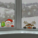 Santa Claus Snowflake Christmas Window/Wall Decals childrensterritory