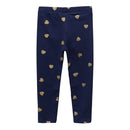 Kids Girls Cartoon Pattern Skinny Cotton Trousers childrensterritory