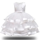 Little Girls' Elegant Layered Design Evening Party Dresses childrensterritory