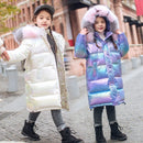 Thicken White Duck Down Winter Parkas for Girls childrensterritory