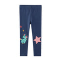 Kids Girls Cartoon Pattern Skinny Cotton Trousers childrensterritory