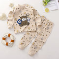 Kids Cartoon Print Long-Sleeved Clothing Set childrensterritory