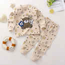 Kids Cartoon Print Long-Sleeved Clothing Set childrensterritory