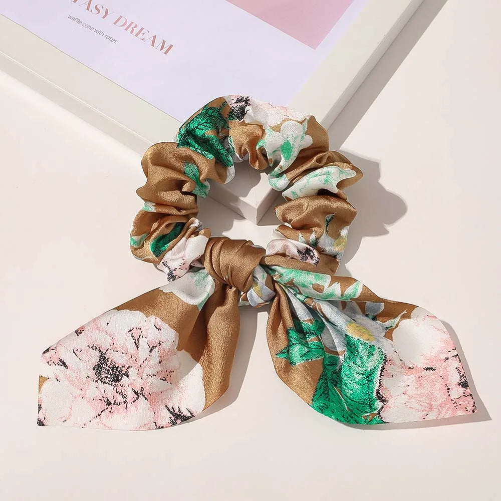 Elastic Ribbon Bow Hair Band for Girls