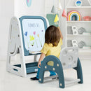 Adjustable 2in1 Kids Art Easel Desk Chair Set childrensterritory