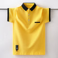Boys' School Uniform Short Sleeve Summer T-Shirt childrensterritory