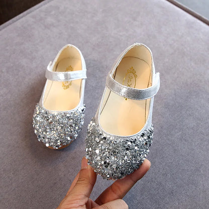 Kids Girls Casual Glitter Design Princess Sandals childrensterritory