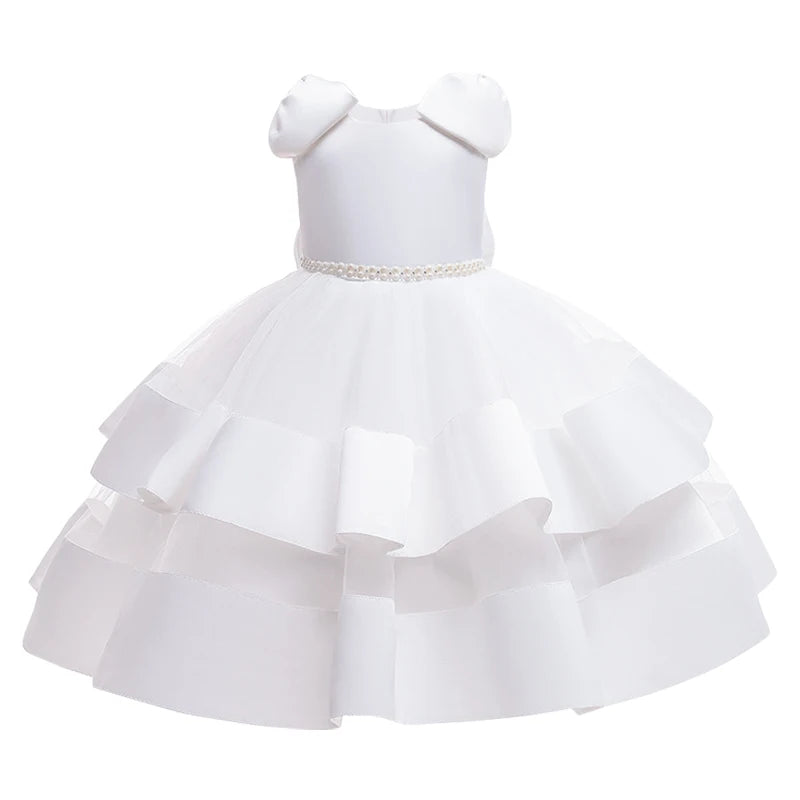 Kids Girls Elegant Tutu Flower Princess Party Dresses childrensterritory