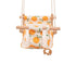 Cartoon Canvas Baby Wood Hanging Chair Outdoor Toy childrensterritory