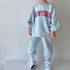 Letter Printed Toddler Sweatshirt + Trousers Clothing Set childrensterritory