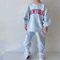 Letter Printed Toddler Sweatshirt + Trousers Clothing Set childrensterritory