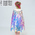 Multicolor Blingbling Fairy Princess Cape for Halloween Party childrensterritory
