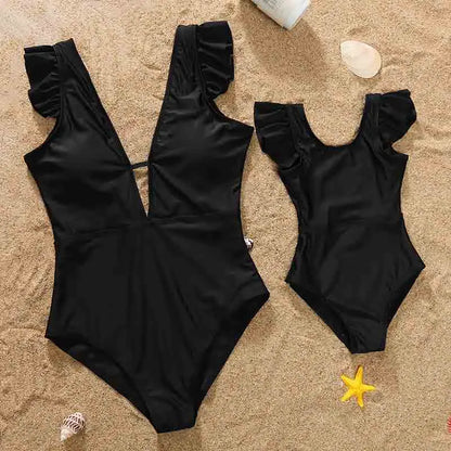 Matching Mommy And Me Designer Swimsuit Bikini Set