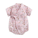 Baby Boys Girls Floral Cotton Bodysuits for Summer childrensterritory