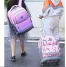 Durable Kids/Teen School Rolling Backpacks Travel Trolley Bag childrensterritory