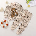 Kids Cartoon Print Long-Sleeved Clothing Set childrensterritory