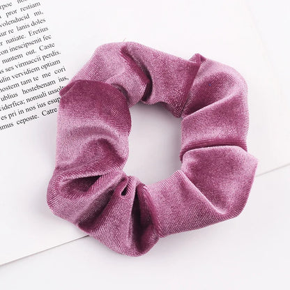 Velvet Scrunchie Hairband For Girls