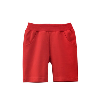Solid Color Kids Boys Casual Cotton Shorts Pants childrensterritory