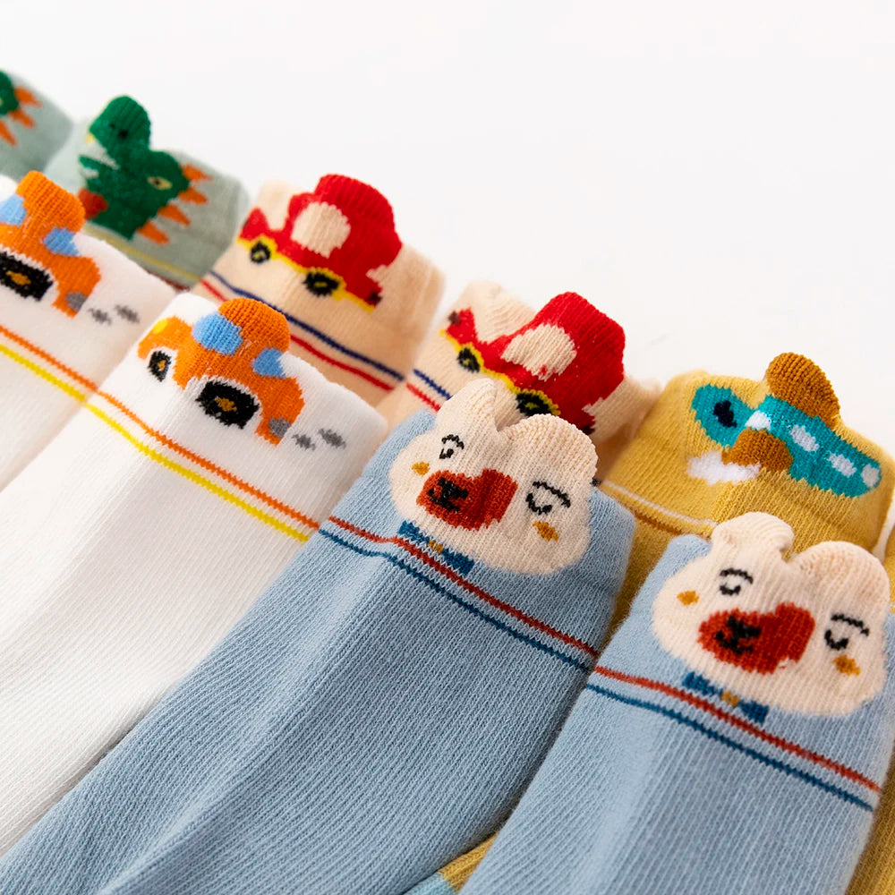 Solid Colour Soft Newborn Baby Socks