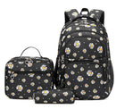 Floral Print 3 Pcs/Set School Backpack for Kids/Teen Girls childrensterritory