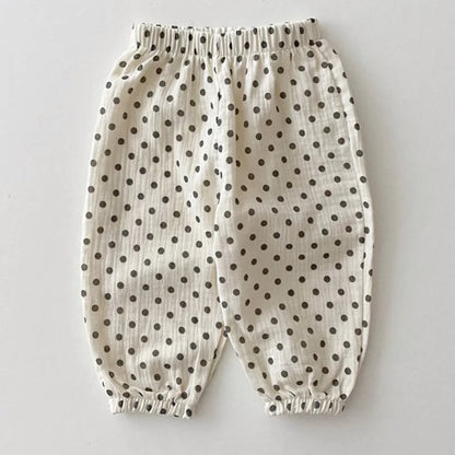 Cute Printed Baby Casual Summer Trousers for Girls childrensterritory