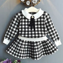 Girls' Long-Sleeved Collar Design Winter Outfit childrensterritory