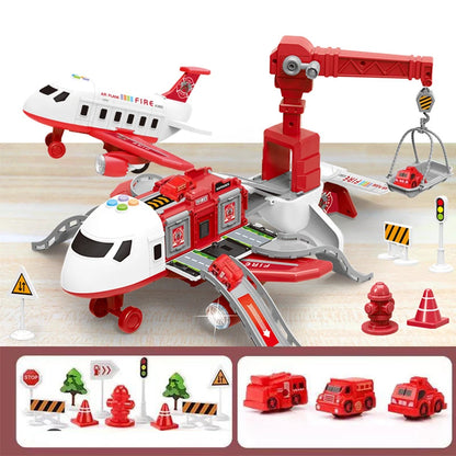 Kids Large Music Story Simulation Aircraft Track Inertia Toy childrensterritory