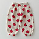 Cute Printed Baby Casual Summer Trousers for Girls childrensterritory