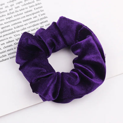 Velvet Scrunchie Hairband For Girls