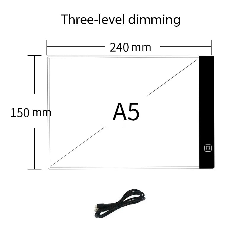A4 Level Dimmable Led Drawing Pad Creative Gifts For Children childrensterritory