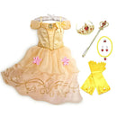 Kids Girls Disney Princess Dresses for Halloween Christmas childrensterritory