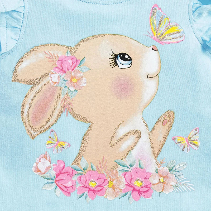 Cartoon Ladybug Design Little Girls Cotton Tops Tees