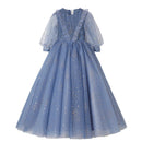 Girls' Elegant Long Party Dresses childrensterritory