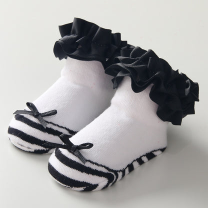 Cute Pattern Cotton Infants Socks Baby Girls Princess Socks childrensterritory