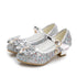 Butterfly Design Kids Girls Bowknot Glitter Party Shoes childrensterritory