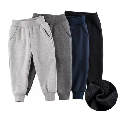 Solid Blue Black, Grey, Warm Fleece Children&