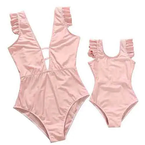 Matching Mommy And Me Designer Swimsuit Bikini Set