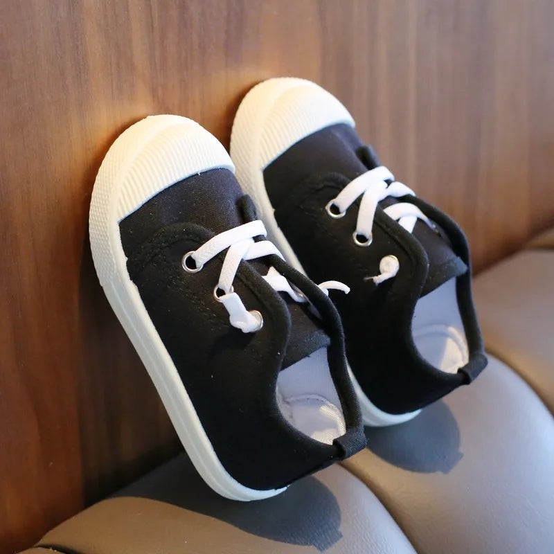 Kids Boys Lace-up Casual Canvas Shoes/Sneakers childrensterritory
