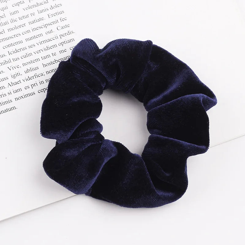 Velvet Scrunchie Hairband For Girls
