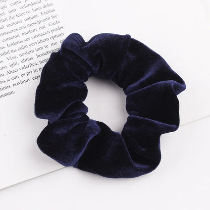 Velvet Scrunchie Hairband For Girls