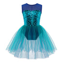 Girls' Sequins Gymnastics Leotard/Ballet Dance Dress childrensterritory