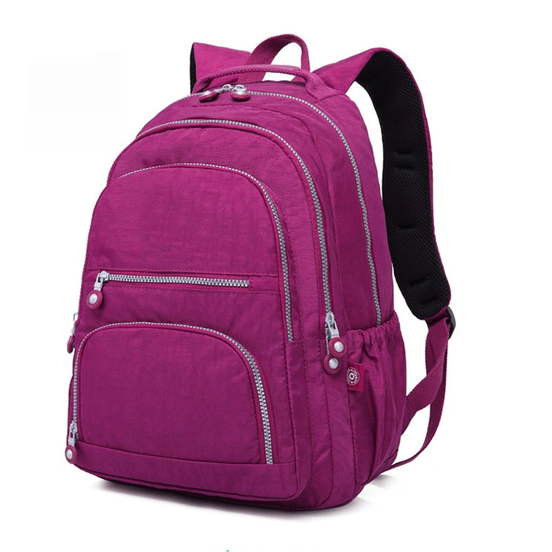 Teenage Girls Casual Large Nylon School Backpack childrensterritory