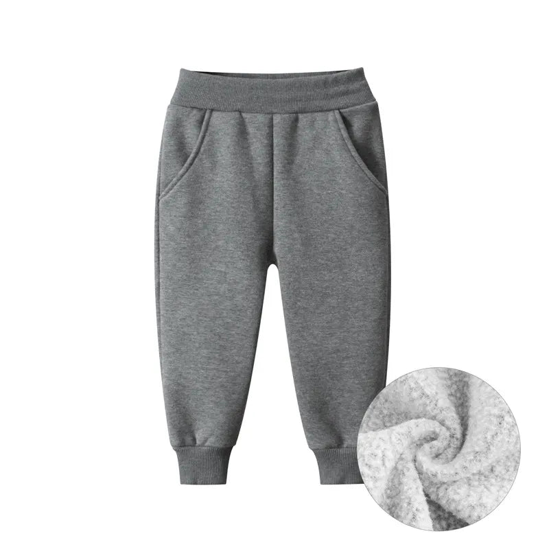 Solid Blue Black, Grey, Warm Fleece Children&