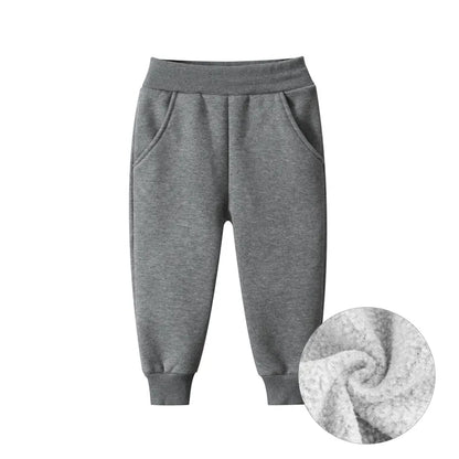 Solid Blue Black, Grey, Warm Fleece Children&