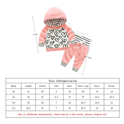 Newborn Girl Hand-Painting Sports Clothing Set
