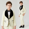 Kids Boys Dot Design Formal Tuexdo Piano Costume Prom Suits childrensterritory