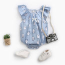 Baby Girl Printed Princess Bodysuits for Summer childrensterritory